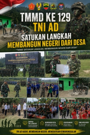 Irdam I/BB Resmi Tutup TMMD Ke-129 Kodim 0210/TU di Desa Sijarango