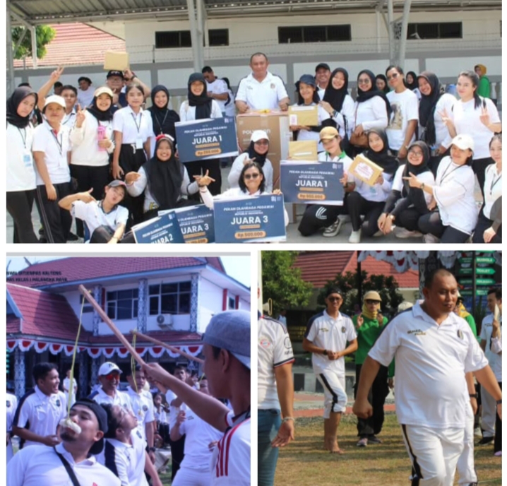 Meriahkan HUT Ke-81 Republik Indonesia Bapas Palangka Raya mengadakan Senam pagi serta berbagai  perlombaan  Tradisional 