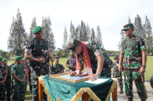 Danrem 022/PT Dampingi Pangdam l/BB Kunjungan Kerja Ke Kodim 0207/Simalungun
