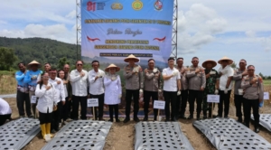 Polri Dukung Swasembada Pangan, Polresta Deli Serdang turut laksanakan Penanaman Bawang Putih Serentak Di 17 Provinsi