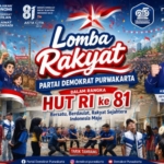 Lomba Rakyat Partai Demokrat Purwakarta Meriahkan HUT RI ke- Tahun 81 Dan HUT Ke – 25 Tahun Partai Demokrat
