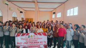 Polwan Goes to School, IPDA Anci Sinaga Edukasi Pelajar tentang Hukum hingga Kesehatan Reproduksi