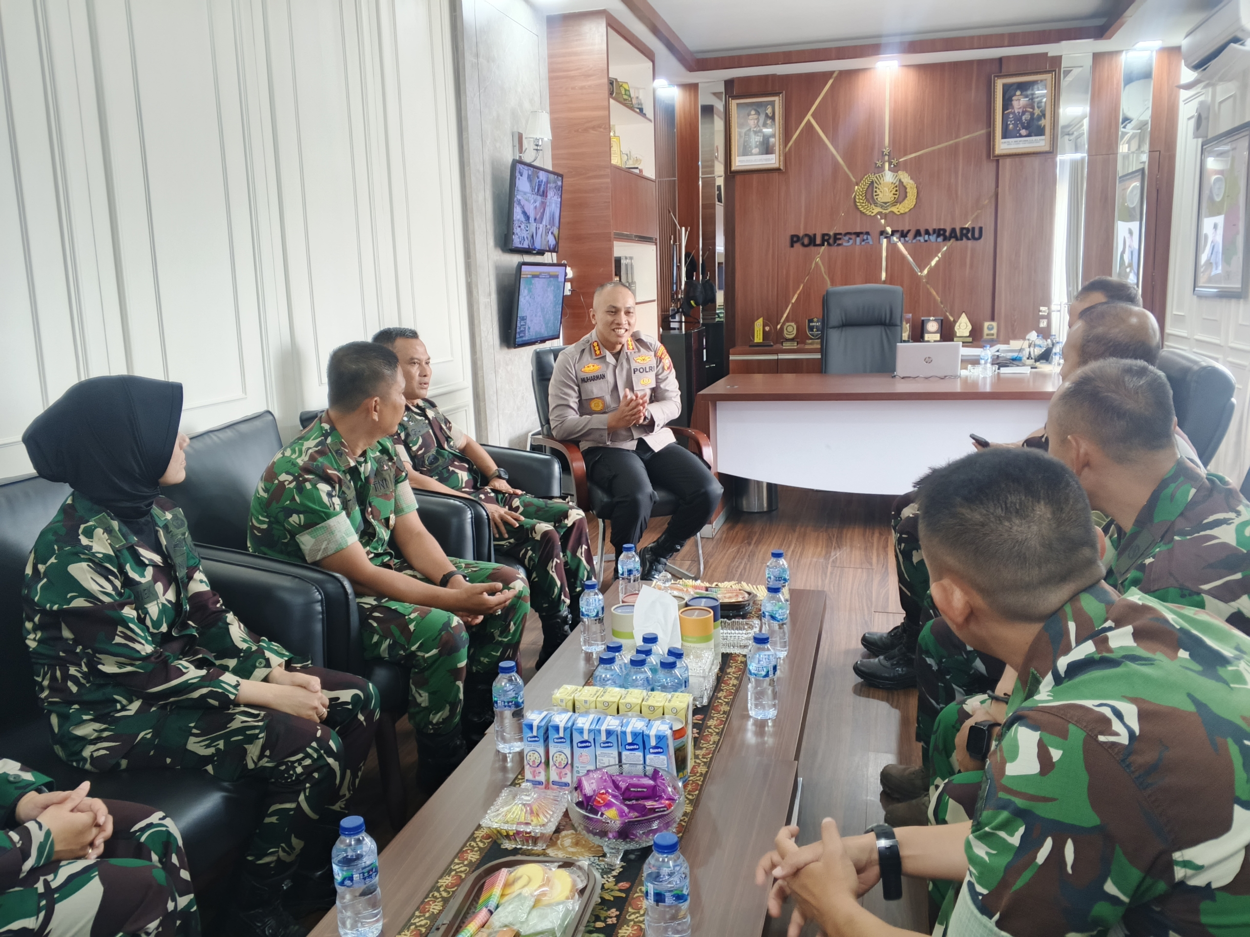 Siswa Dikreg LXVIII Seskoad Perkuat Sinergi Pencegahan Karhutla di Kota Pekanbaru.