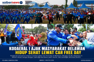 Kodaeral I Ajak Masyarakat Belawan Hidup Sehat Lewat Car Free Day