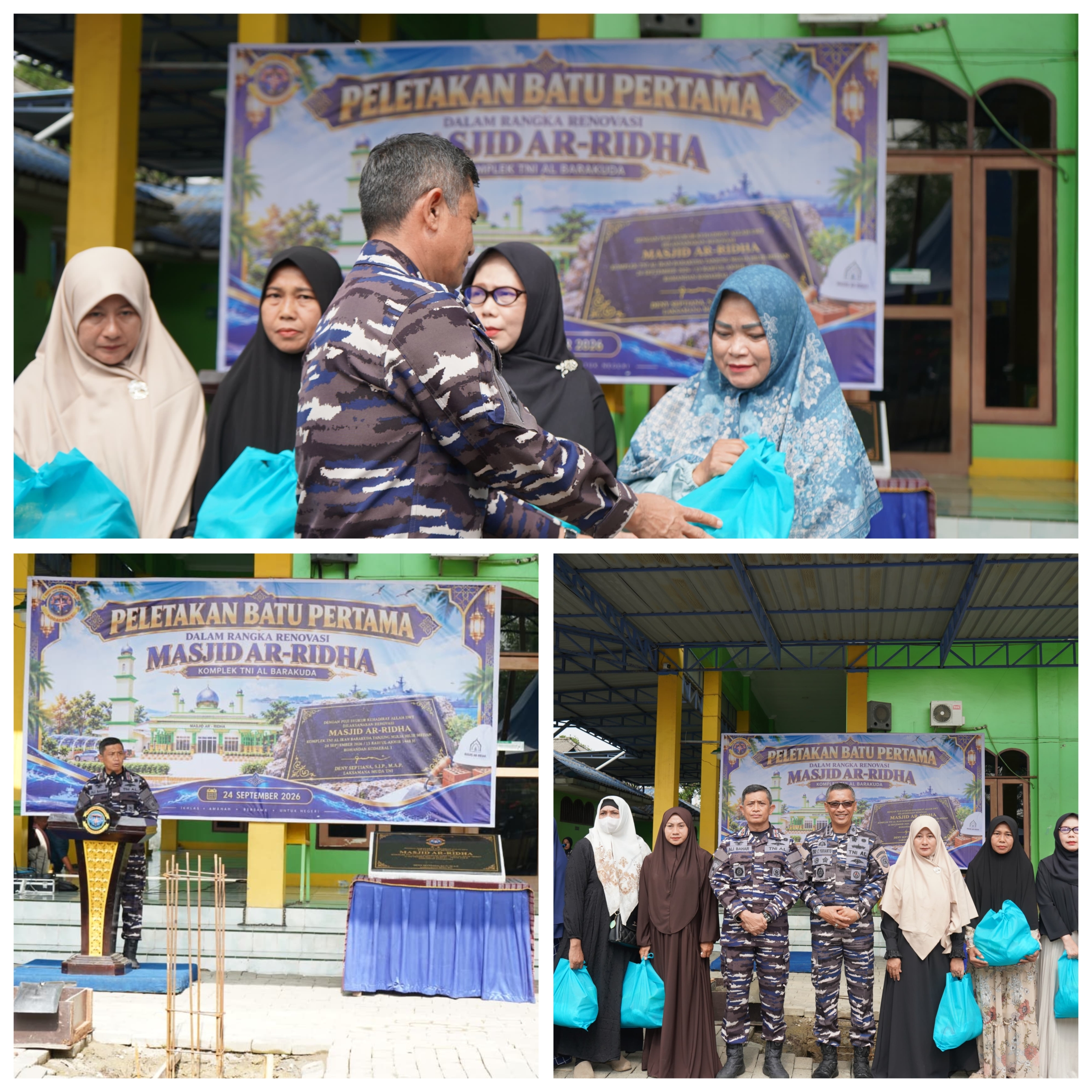 Kodaeral I Renovasi Masjid Ar Ridha Barakuda Dimulai, Benahi Fasilitas Ibadah Pascabanjir