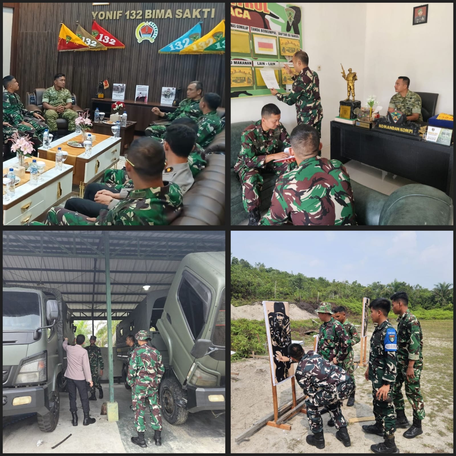 Pasis Dikreg Seskoad LXVIII Laksanakan KKL Binsat di Yonif 132 Bima Sakti, Penanganan dan Mitigasi Karhutla di Kabupaten Kampar