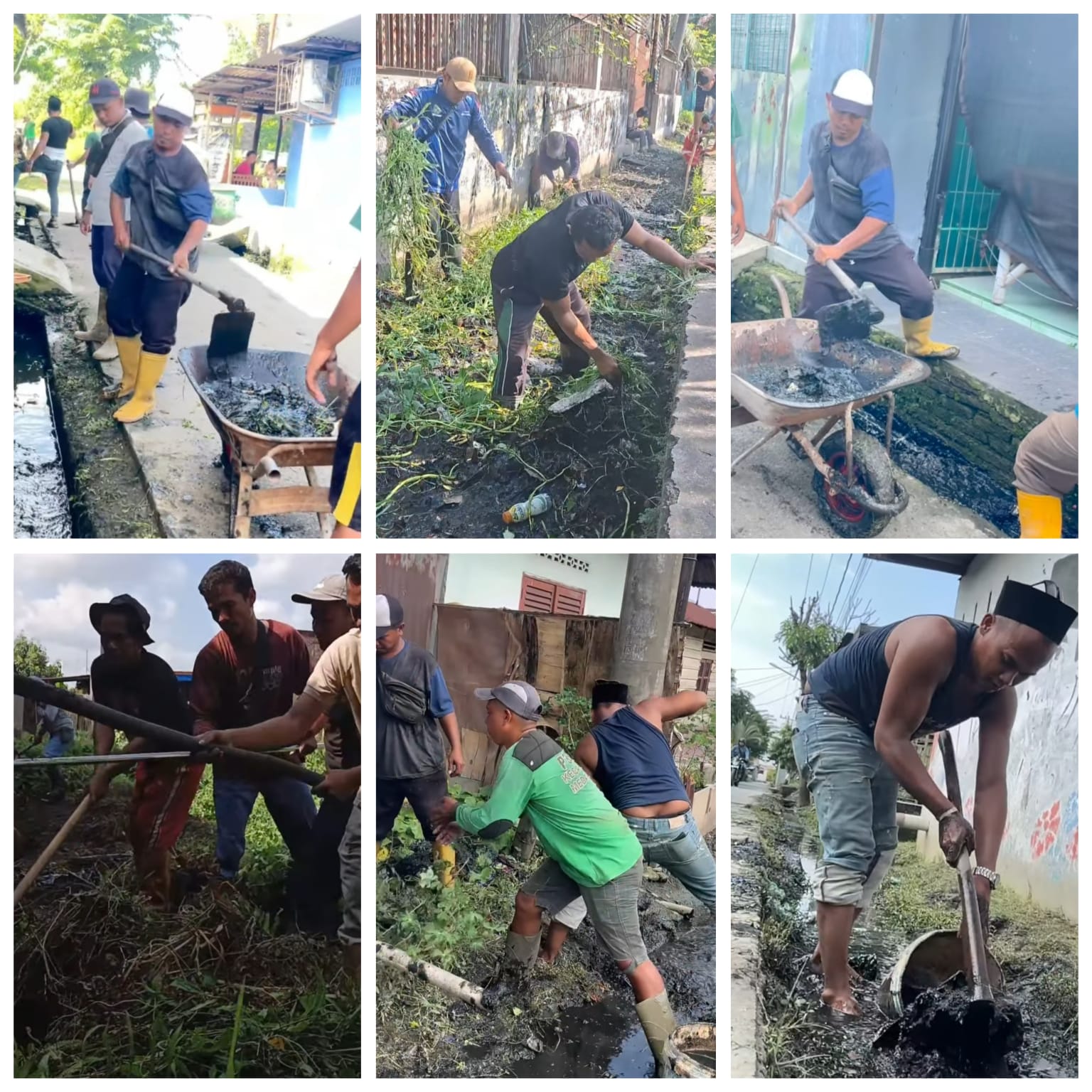Pembersihan Drainase serta Lingkungan, Wujud Komitmen PPPSU Medan Deli Wujudkan Medan Bersih dan Bebas Banjir