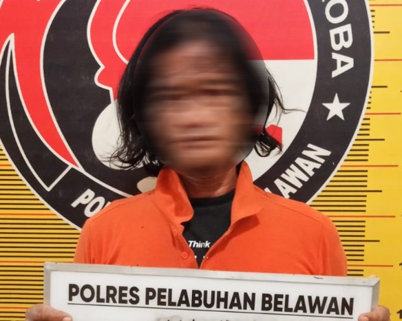 Gagal Jadi “Jutawan Sabu”, Pria 42 Tahun di Manunggal Malah Pindah Tidur ke Sel Polres Belawan