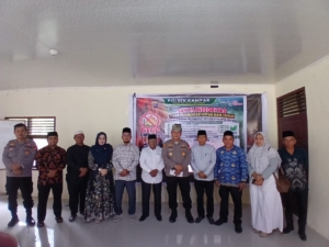 Beri Bantuan Kafilah MTQ & Tandatangani Pakta Integritas, Kampar Utara Bersatu Cegah Karhutla