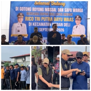 Semangat Gotong Royong dan Kedekatan Pemerintah dengan Masyarakat di Medan Deli