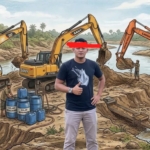 Sosok Prima Diduga Raja Tambang Kuansing.! Kuasai 3 Excavator SANY, CAT, Liugong dan Seruput Solar Subsidi 