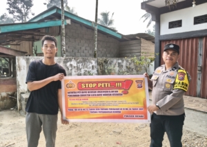 Polres Kuansing Sosialisasikan Larangan PETI di Tiga Kecamatan, Ajak Masyarakat Jaga Lingkungan