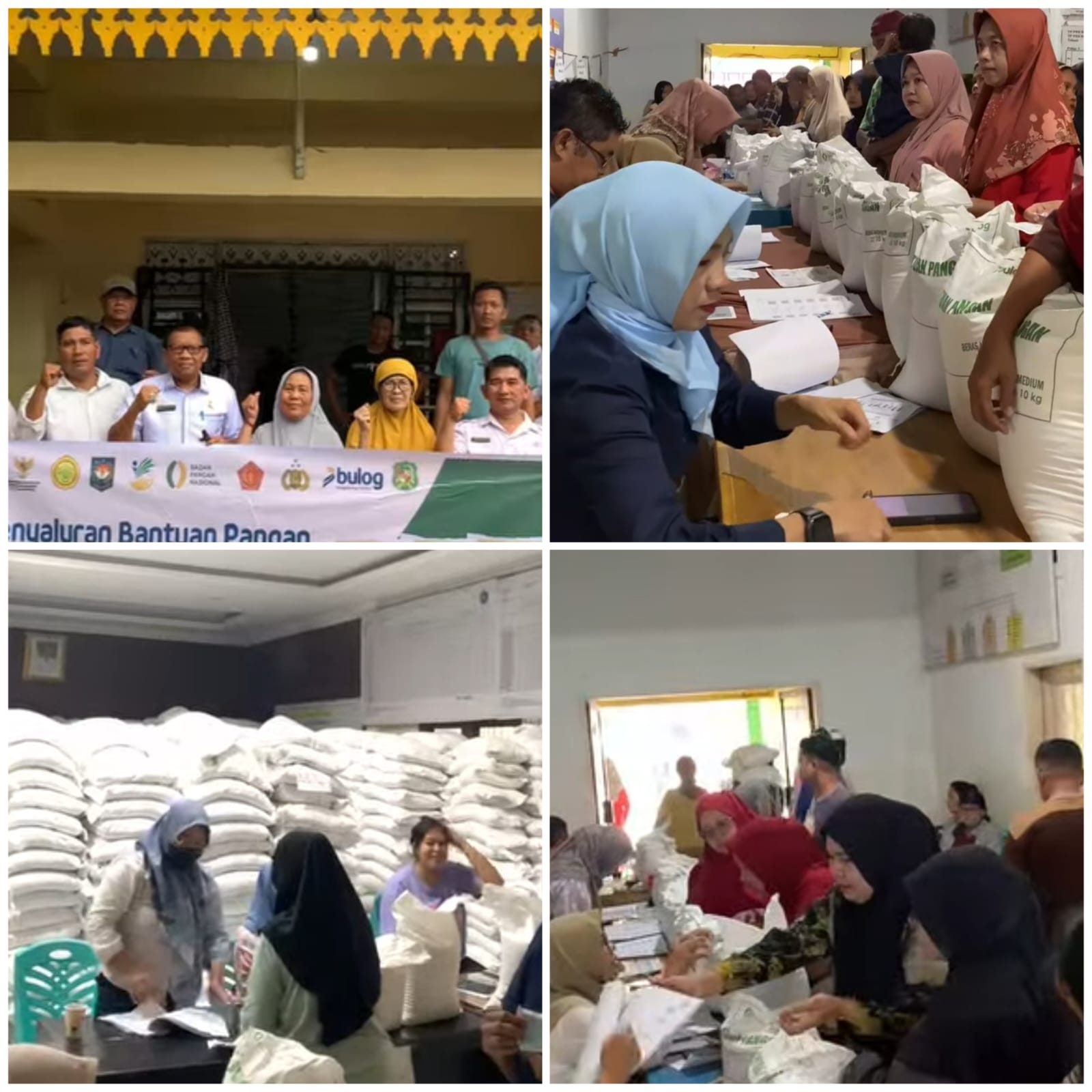 PEMERINTAH SALURKAN BANTUAN PANGAN DI KECAMATAN MEDAN DELI, 6 KELURAHAN TERCAKUP   