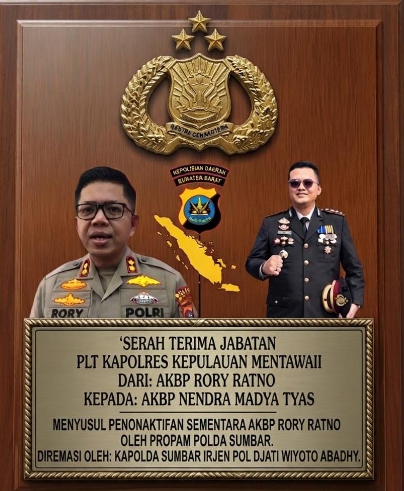 Kapolres Mentawai Diganti Sementara, Propam Polda Sumbar Dalami Dugaan Penyalahgunaan Anggaran DIPA