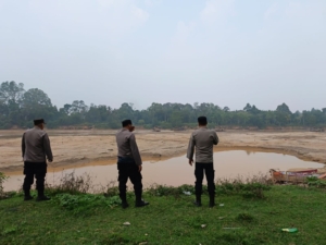 Layanan Kepolisian 110 Ditindaklanjuti, Polsek Cerenti Cek Aktivitas PETI di Sungai Kuantan