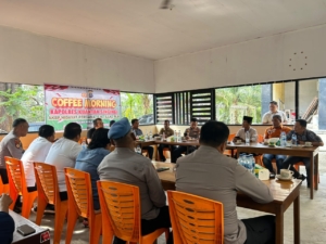 Coffee Morning Bersama Media, Kapolres Kuansing Perkuat Sinergi dan Komunikasi