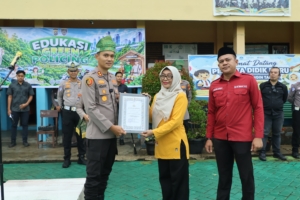 Green Policing Goes to School, Kapolres Kuansing Ajak 290 Siswa Jaga Lingkungan Sejak Dini