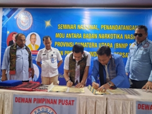 MoU PROGIB- BNN Sumut Perkuat Kolaborasi Pencegahan Penyalahgunaan Narkoba di Sumatera Utara