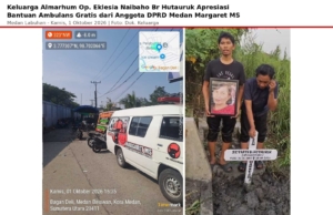 Margaret MS Fasilitasi Ambulans Gratis, Keluarga Almarhum Sampaikan Apresiasi