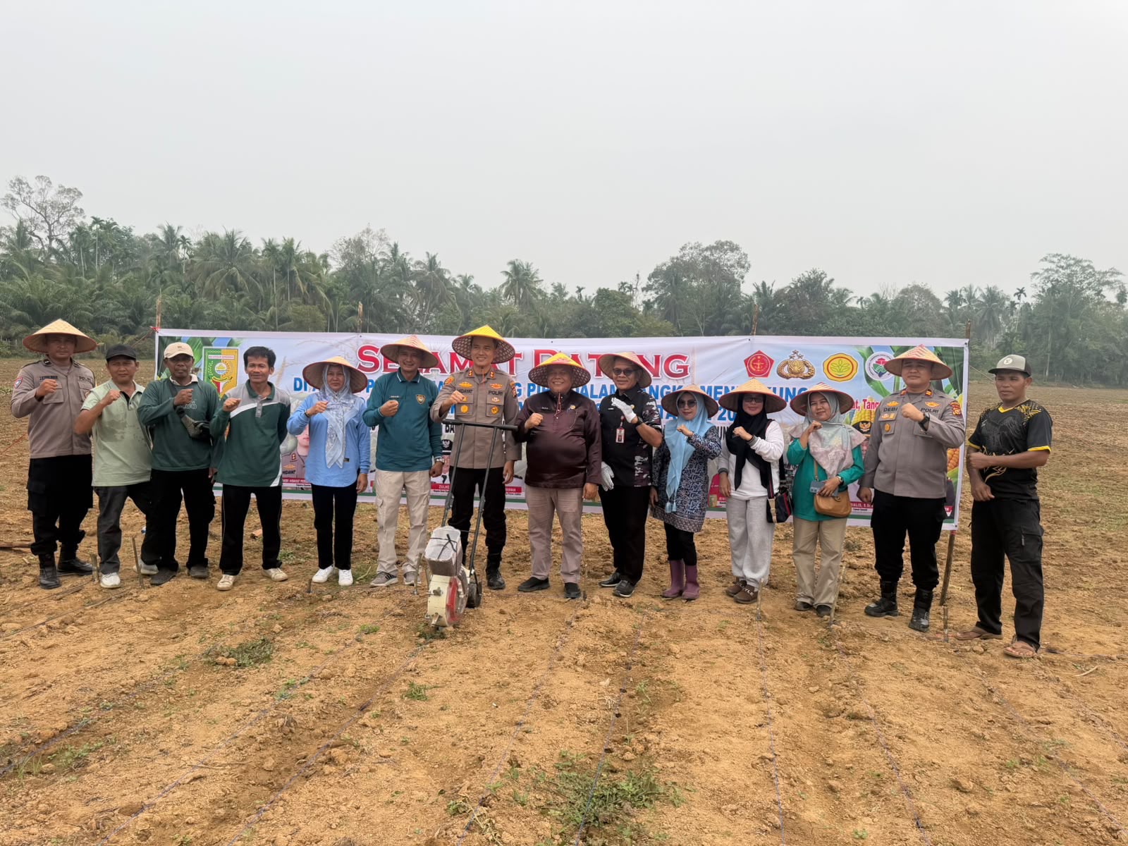 Fertiplus Harmoni Hijau Inovasi Polda Riau Dikenalkan di Kuansing, Dukung Ketahanan Pangan