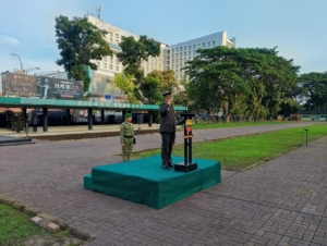 Upacara HUT TNI Ke-81 di Kodim 0201/Medan Berlangsung Khidmat