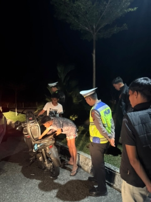 Tim Raga Polres Kuansing Tingkatkan Patroli Malam, Antisipasi C3 dan Gangguan Kamtibmas