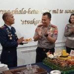 Dalam Rangka HUT TNI Ke – 81,  Kapolrestabes Medan Sambangi Mako Menhanud 1 Pasgat 