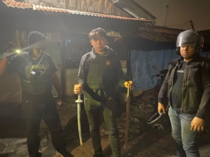Respons Aduan Warga, Tim Macan Amankan Dua Sajam
