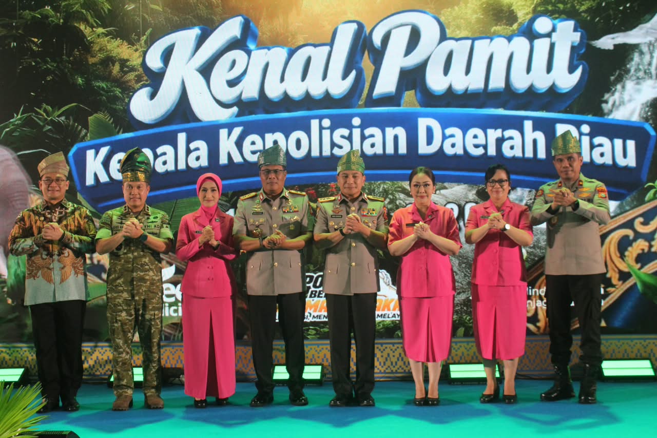 Kenal Pamit Kapolda Riau, Pangdam XIX/Tuanku Tambusai Dukung Keberlanjutan Sinergi Keamanan dan Lingkungan