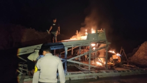 Polsek Kuantan Tengah Cek Dugaan PETI di Sungai Sinambek
