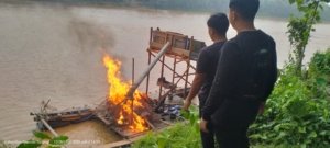 Polsek Pangean Cek Informasi Dugaan PETI di Desa Padang Tanggung