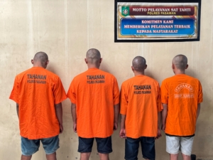 Tim Elang Timur Satresnarkoba Polres Pasaman Bekuk Empat Terduga Pengedar Sabu di Duo Koto