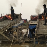 Polres Kuansing Tindak 7 Rakit PETI di Tiga Lokasi, Seluruhnya Dimusnahkan di Tempat
