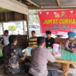 Polsek Kuantan Tengah dan Polsek Benai Gelar Jumat Curhat, Pererat Silaturahmi dan Jaga Kamtibmas