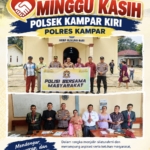 Minggu Kasih di Gereja HKBP Gunung Sari, Kapolsek Kampar Kiri Ajak Masyarakat Bersama Jaga Kamtibmas