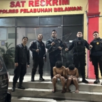 Tim Macan Polres Pelabuhan Belawan Amankan Dua Terduga Pelaku Tawuran dan Sita Sajam Di Tanjung Mulia