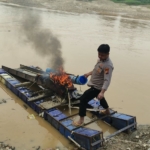 Polsek Kuantan Tengah Tindak PETI Ilegal Jenis Stingkai di Desa Seberang Taluk