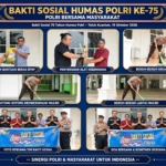 Sambut Hari Jadi Humas Polri ke-75, Polres Kuansing Gelar Bakti Sosial di Masjid Al Muhajirin