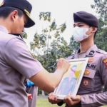 Kapolres Kuansing Pimpin Upacara PTDH Anggota Polri, Tegaskan Pentingnya Integritas dan Disiplin