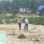 Polsek Kuantan Tengah Tindak Lanjut Laporan Layanan Kepolisian 110, Dua Rakit PETI Ditemukan di Desa Pulau Kopung Sentajo