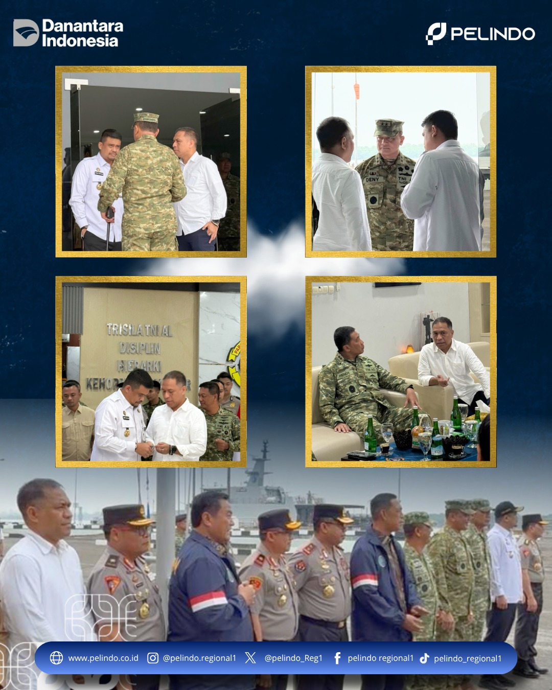 Sinergi Pemberantasan Narkoba, Area Terminal Penumpang milik Pelindo Regional 1 Dipilih Sebagai Lokasi Sandar Kapal Tangkapan dan Lokasi Pelaksanaan Konferensi Pers Kapolri