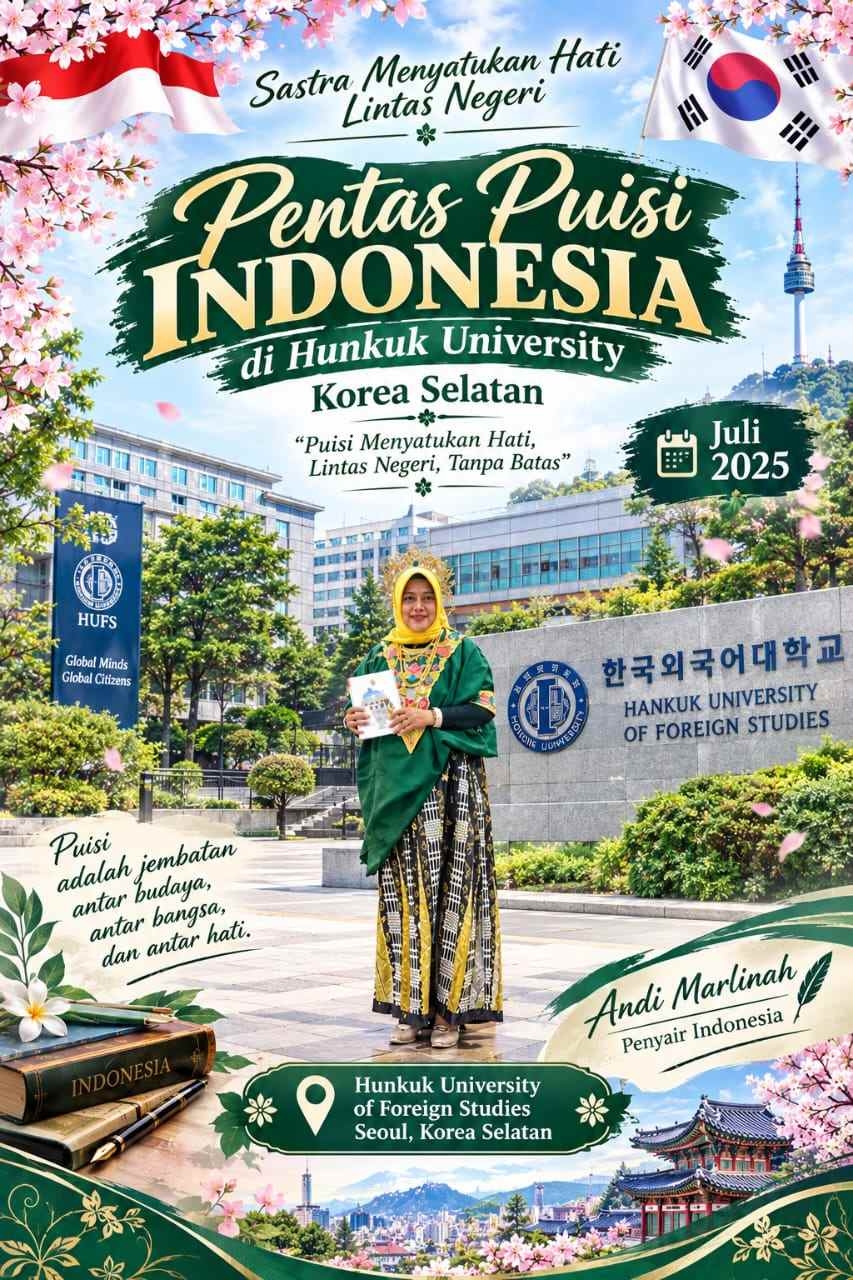 Andi Marliah, Penyair asal Makassar yang Membawa Karya Sastra Indonesia ke Panggung Internasional