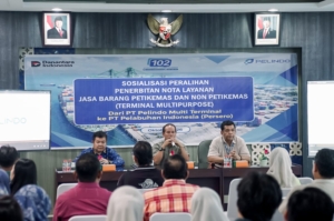 Pelindo Dumai Sosialisasikan Peralihan Penerbitan Nota Layanan Barang kepada Pengguna Jasa