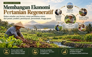 Membangun Ekonomi Pertanian Regeneratif: Ketika Petani Tidak Lagi Dibiarkan Menanggung Risiko Sendiri          ANALISIS | Patrik Tatang