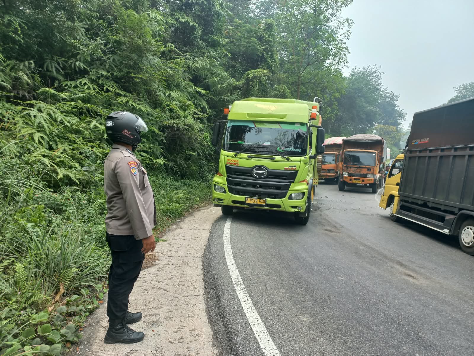 Layanan Kepolisian 110 Direspons Cepat, Polsek Kuantan Mudik Tindak Lanjuti Laka Lantas di Desa Kasang
