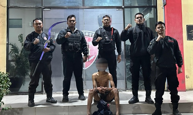 Patroli Tim Macan, Satu Terduga Pelaku Tawuran Diamankan Bersama Corbek