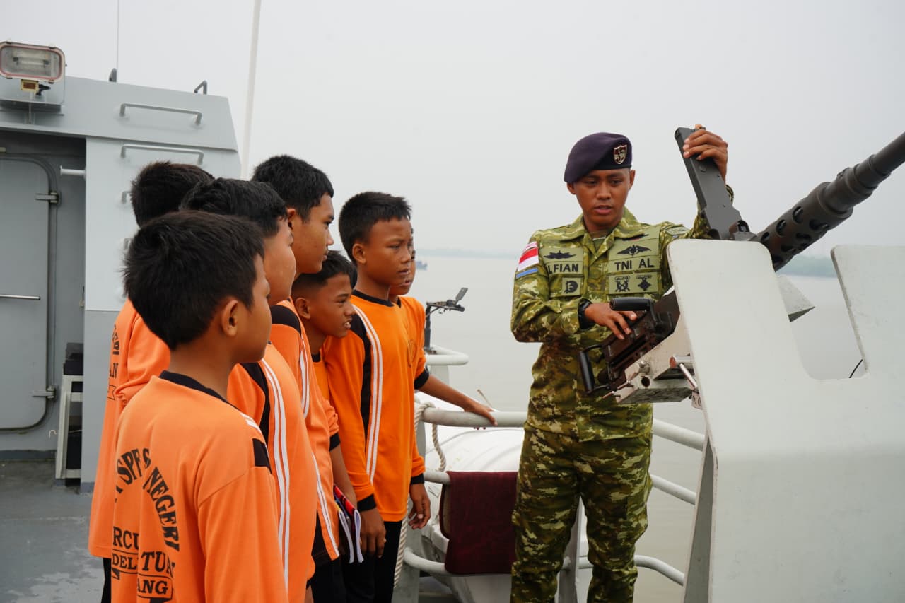 Kodaeral I Kenalkan Dunia Maritim kepada 191 Siswa SMPN 2 Percut Sei Tuan