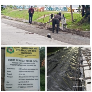 Lama Pengerjaan Dan  Penerapan K3 Pengerjaan Rekonruksi Jalan di Jalan Tangguk Raya dan Tangguk Utama di Medan Labuhan Jadi Sorotan