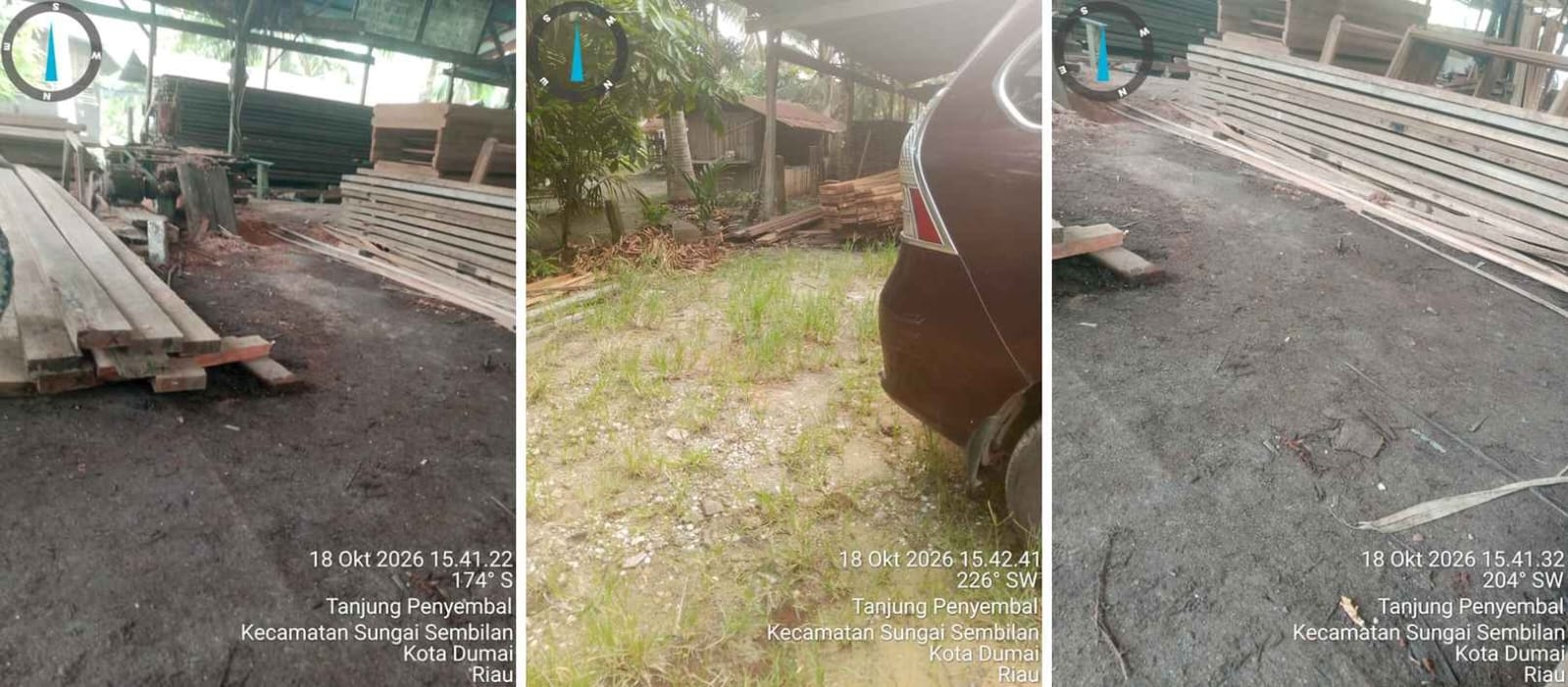 DPC AWI Kota Dumai Soroti Bebasnya Operasi Panglong dan Pengepul Kayu Diduga Ilegal di Sungai Sembilan.