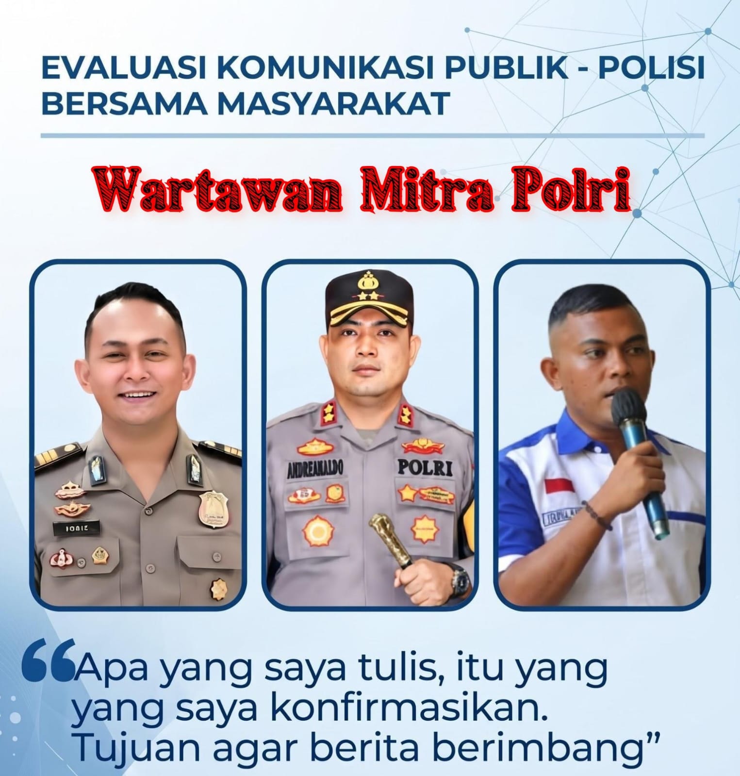 Wartawan, Kapolres Solok Selatan dan Kasat Reskrim, Catatan Evaluasi Komunikasi Terkait Konfirmasi PETI di Solok Selatan
